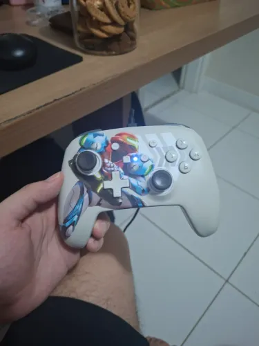 Controle de Nintendo Switch/ PC. Metroid Dread com fio