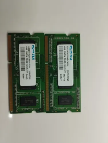 Kit 2 Memórias para notebook ddr3 8 gb , 1,35V