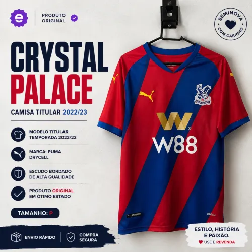 Camiseta Crystal Palace - 2022/2023