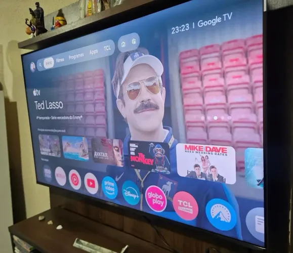 Google tv TCL65 polegada, telão de cinema,imagem 4K Hdr, Xbox app para jogos,Alexa