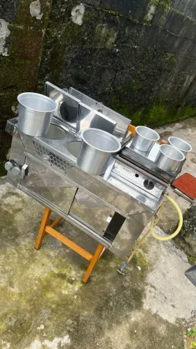 Bancada de Hot Dog aço inoxidável 