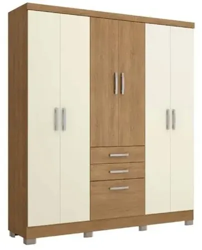 Guarda Roupa 7 Portas Beje (desmontado)