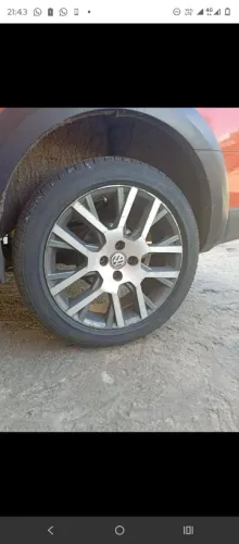 Troco rodas aro 17 nas original da Saveiro Cross 