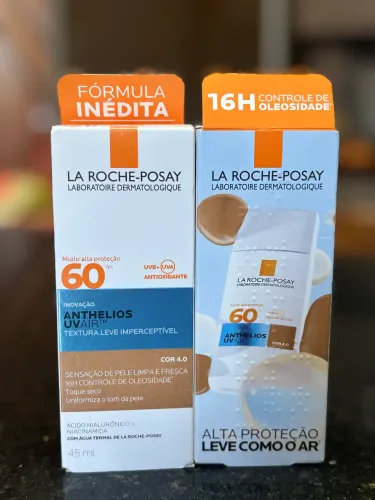 Protetor Solar La Roche-Posay Anthelios FPS 60 com Cor 4.0 - 45 ml