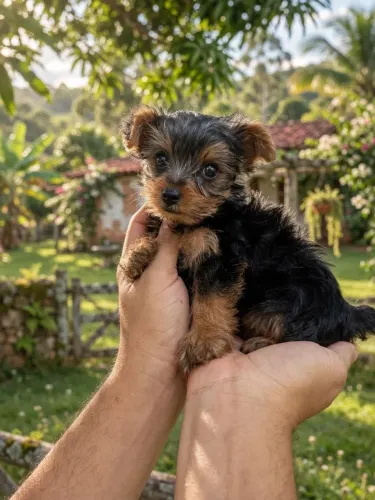 Temos lindos filhotes de Yorkshire Terrier (Machos e Fêmeas)