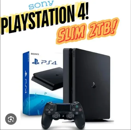 Ps4 slim 2 teras 2 controles 70 jogos Fifa 26 pes 26