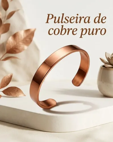 Pulseira de cobre puro