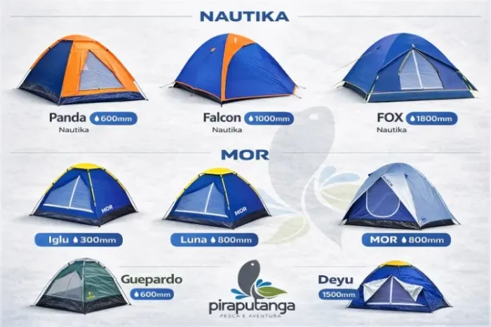 BARRACAS PARA CAMPING E PESCA - VÁRIOS MODELOS DISPONÍVEIS!