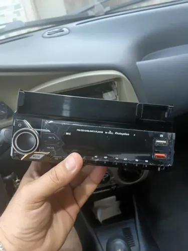 Rádio automotivo com suporte celular novo na caixa zero!
