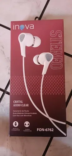 Fone de ouvido Quantidade Inova
