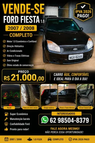 Ford Fiesta 1.0 8V Flex/class 1.0 8V Flex 5P 2008