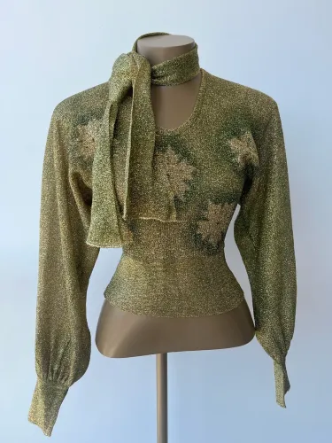 Blusa de lurex original década de 70!