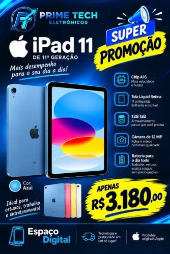 Ipad 11 NOVO 128GB