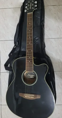 Violão Strinberg AW-51C na cor preta