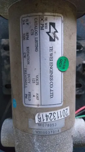 Motor DC Esteira 125V 3/4HP - 3200 RPM