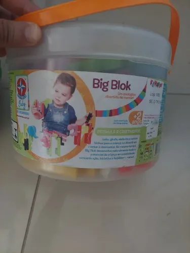 Brinquedo Big Block completo usado