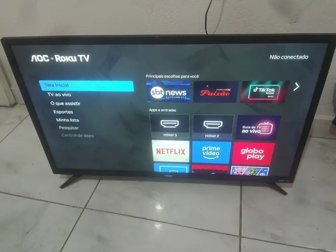 Tv AOC Roku Smart 32 Nova
