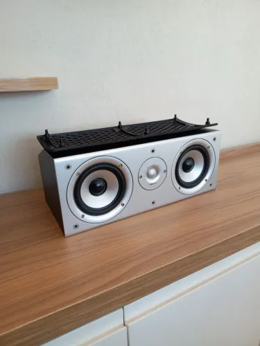 Caixa Acústica Central Polk CS1 120w 8ohms ótimas condições funcionando perfeitamente LEIA