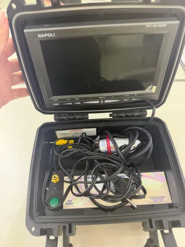 Microscópio Capilar com Tela - Análise de Couro Cabeludo