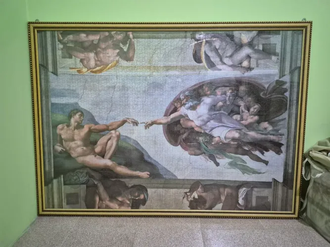 Quadro de quebra cabeças 5 mil peças