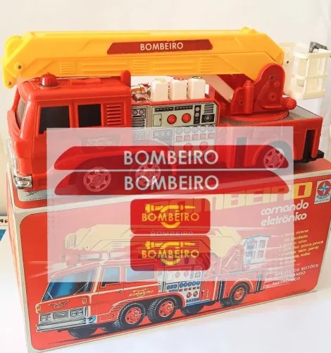 Kit de Adesivos Caminhão Bombeiro Comando Eletrônico 