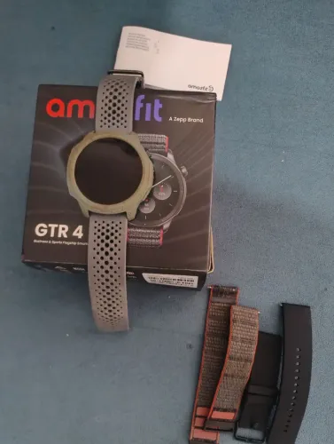 Relógio amazfit GTR 4 pra saír rápido