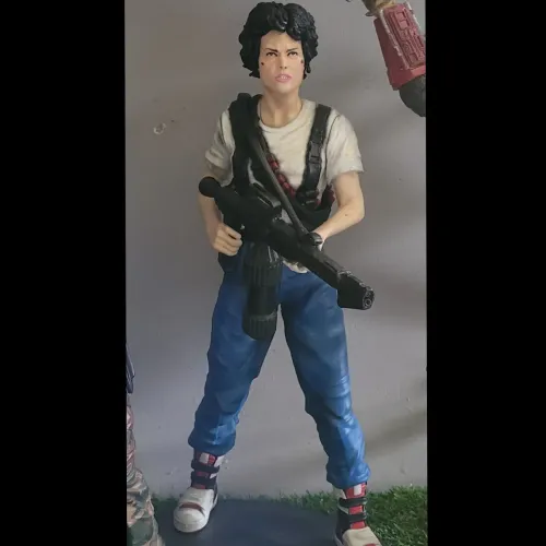 Boneco 1/4 Ellen Ripley 45cm aliens o resgate action figure