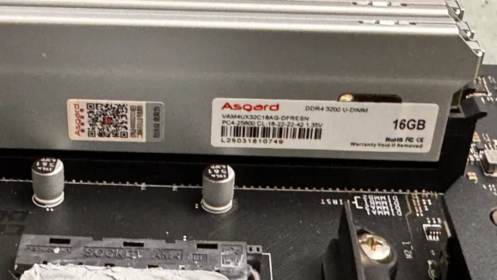 DDR4 3200 cl18 asgard 16gb