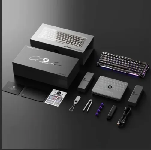 Teclado GravaStar Mercury V60 Pro Deluxe Edition - Hall Effect 8KHz
