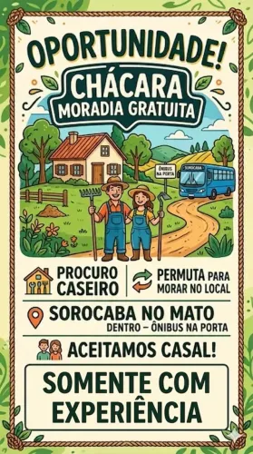 Caseiro permuta em chácara sorocaba 