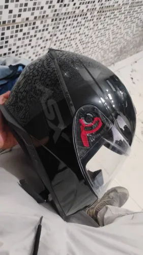 Capacete Asx Preto N59/60