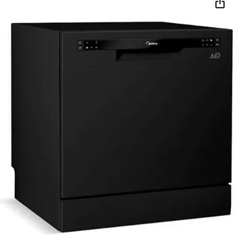 Lava Louças 8 Serviços Preto 220V Midea