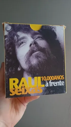 Box Raul Seixas 10 Mil Anos À Frente 6 CDs (3 Lacrados + 3 Usados) Com Cartão e Caixa