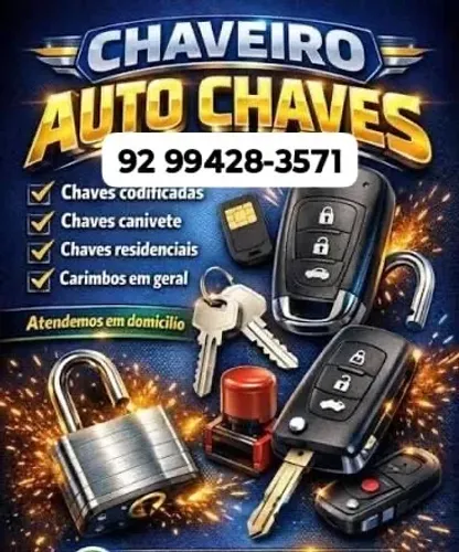 Chaveiro disponível todos Dias 24H$