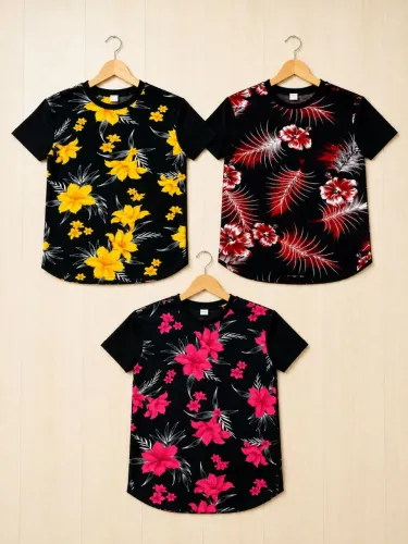 Camisa Estampada Floral Unissex - Bom Estado