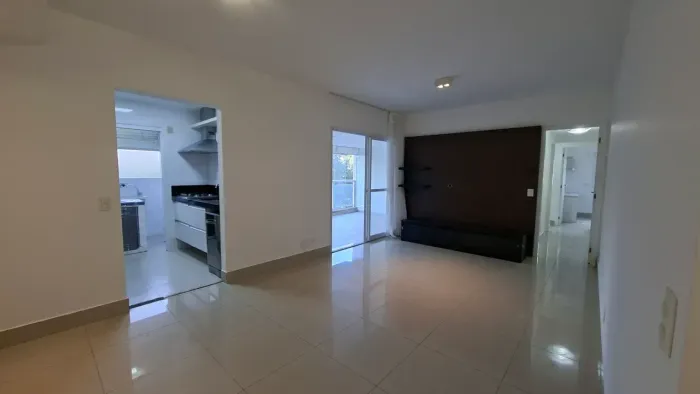 Apartamento semimobiliado no Condomínio Vision Brooklin, com 110 m² e 3 dormitórios - ao l
