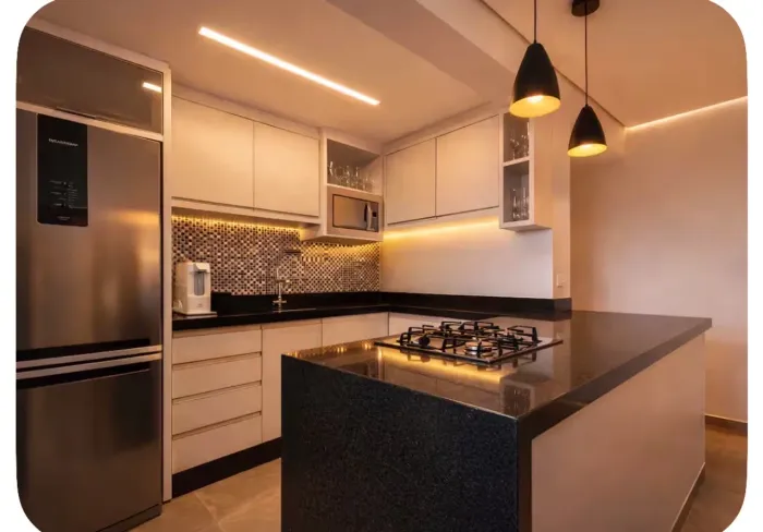 Apartamento MOBILIADO e EQUIPADO na GLEBA