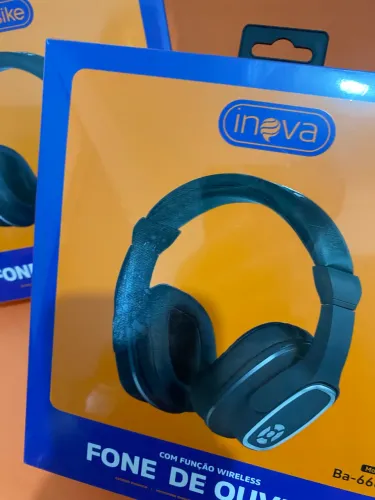 Fone de ouvido e caixa de som Bluetooth