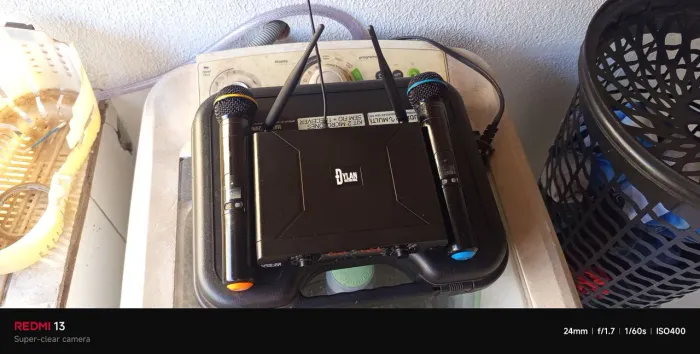 KIT MICROFONE SEM FIO MUITO BOM 