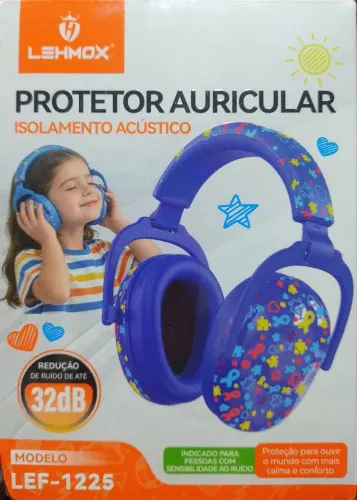 Abafador - protetor auricular infantil