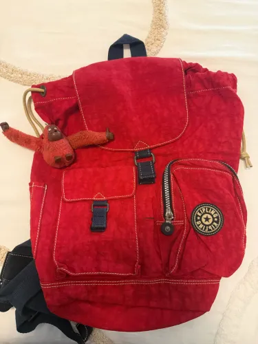 Mochila Kipling Vermelha Original
