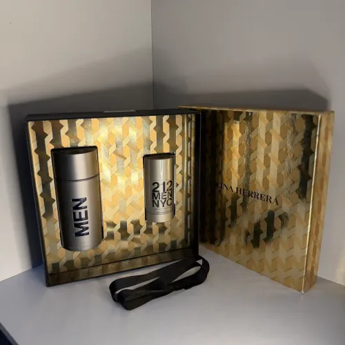 Kit Importado Carolina Herrera CH 212 Men NYC EDT 100ML + Deodorante Stick 75g