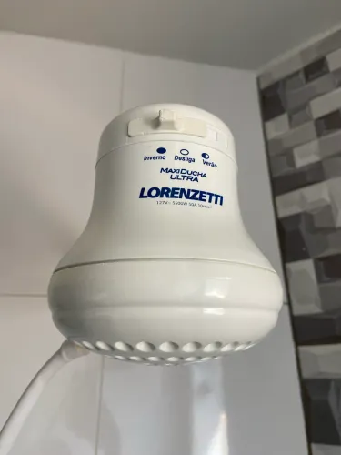 Chuveiro Lorenzetti 127V com cano original