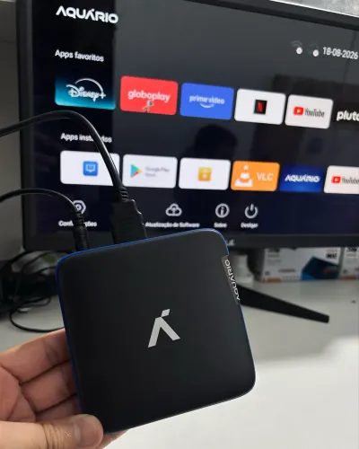 Smart Box STV-2000 Plus 16GB/ 2GB Android 10 Wi-Fi 2.4GHz ( Promoção )