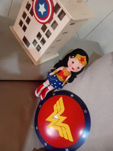 Feltro mulher maravilha