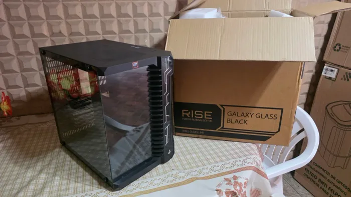 Gabinete aquario Rise Mode Galaxy Glass