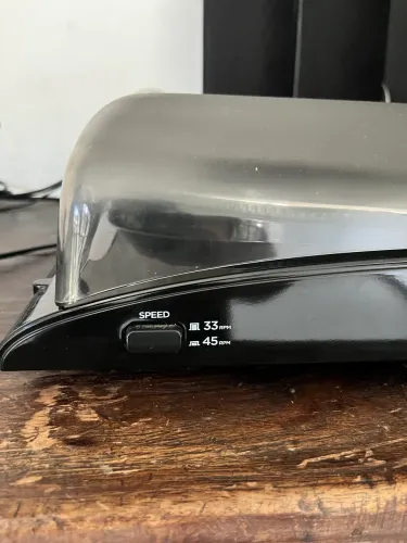 Toca discos automático com USB