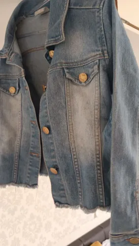 Jaqueta macia  jeans Hering - Tamanho 8