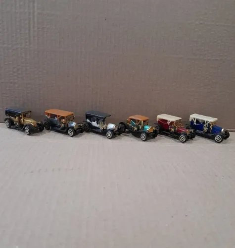Lote 6 carrinhos miniatura anos 80