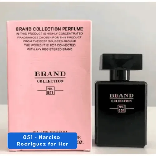 Perfume Brand Collection nº 051 - 25ml Inspiração: Narciso Rodriguez for Her